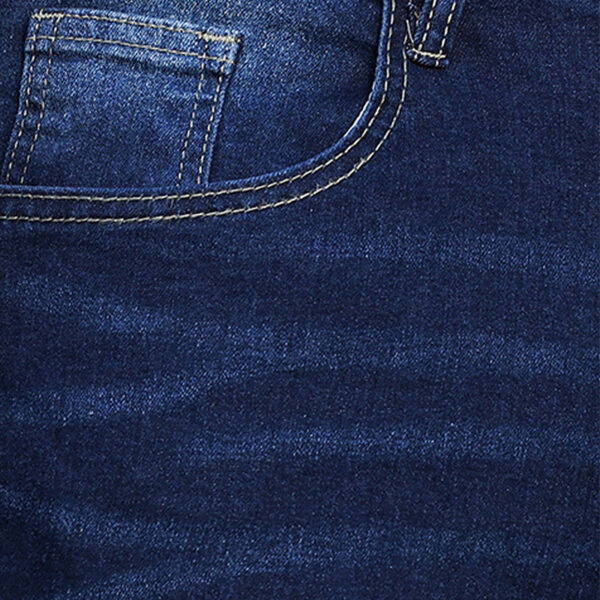 Men's Blue Stretch Skinny Denim Pants - Image 6