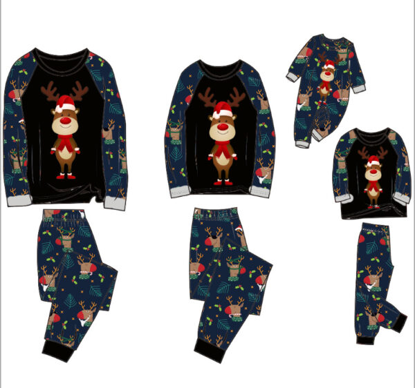 Family Pajamas Suit Baby Christmas Parent-child Pajamas - Image 7