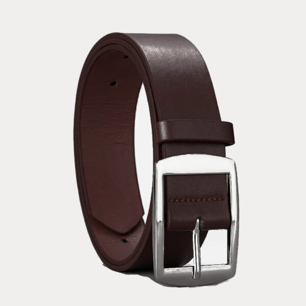 All-matching Pin Buckle Microfiber Eyelet Men And Women Belt - Image 5