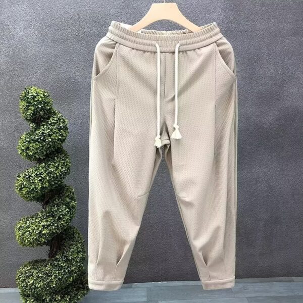 High-grade Elastic Waist Loose Casual Pants For Men - Image 6