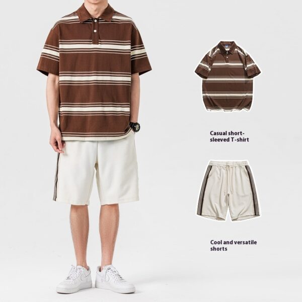 Summer Suit Short-sleeved Shorts Sports Two-piece Set - Image 5