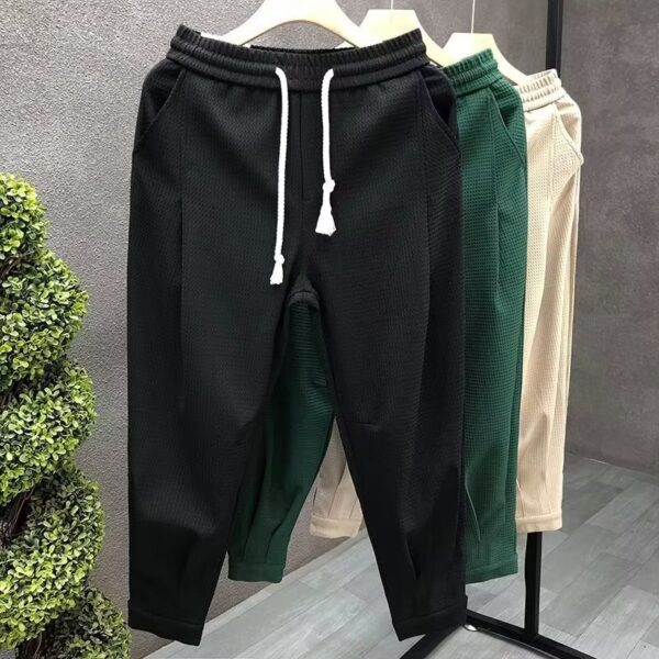 High-grade Elastic Waist Loose Casual Pants For Men - Image 3