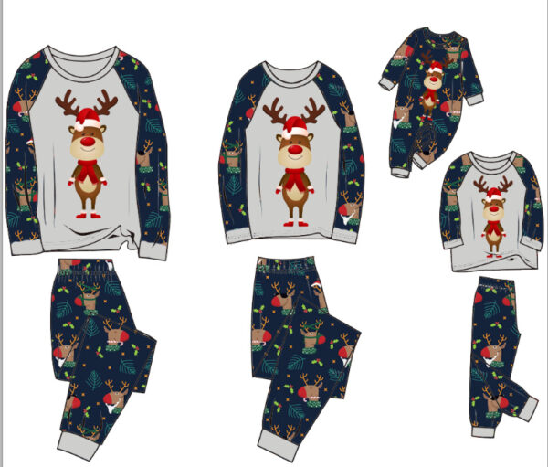 Family Pajamas Suit Baby Christmas Parent-child Pajamas - Image 5