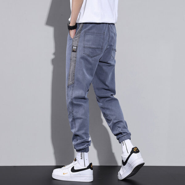 Men's Spring Fashion Brand Loose Tappered Jeans Fashion Stretch - Image 4