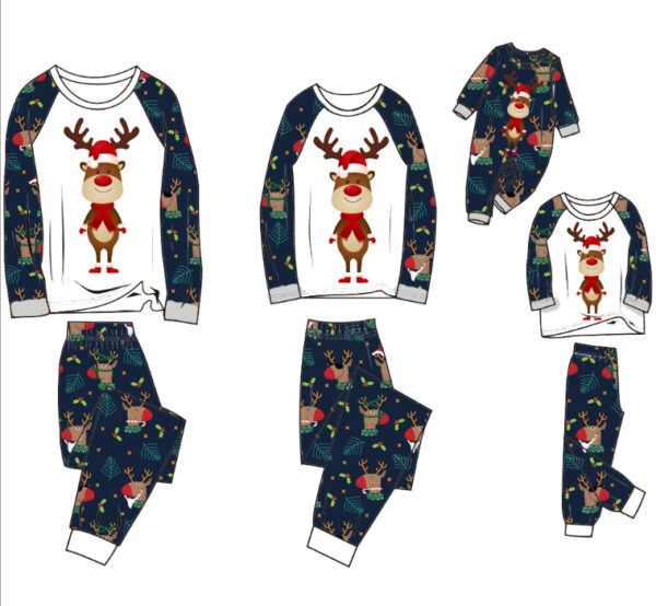 Family Pajamas Suit Baby Christmas Parent-child Pajamas - Image 2