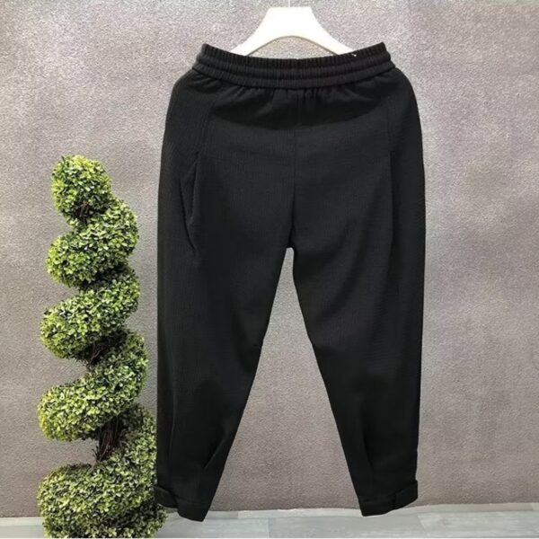 High-grade Elastic Waist Loose Casual Pants For Men - Image 5