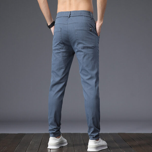 Thin Cool Men's Casual Pants Versatility, Fashion And Personality Slim Straight Breathable - Image 6