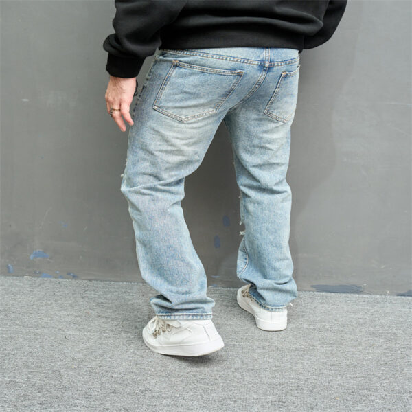 Retro Casual High Street Wide Leg Jeans - Image 4