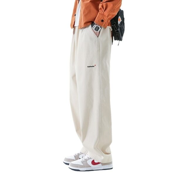 Men's Loose Cargo Pants Straight Casual Trousers - Image 10