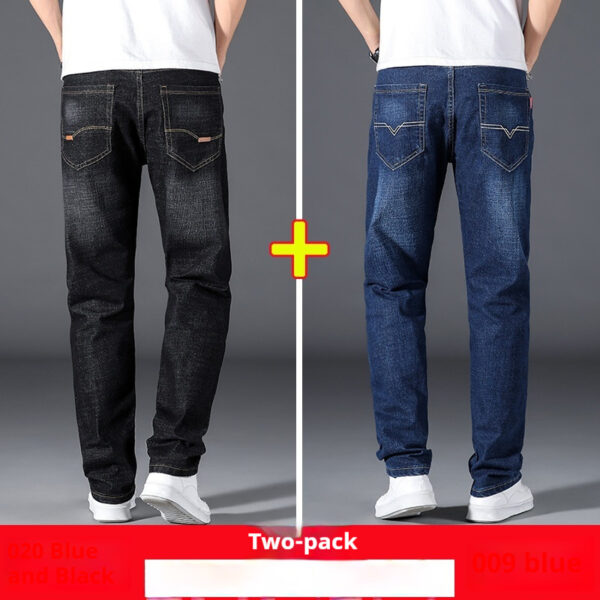 Summer Thin Jeans Men's Loose Straight - Image 2
