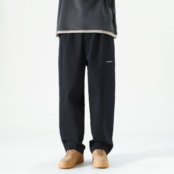 Men's Loose Cargo Pants Straight Casual Trousers - Image 2