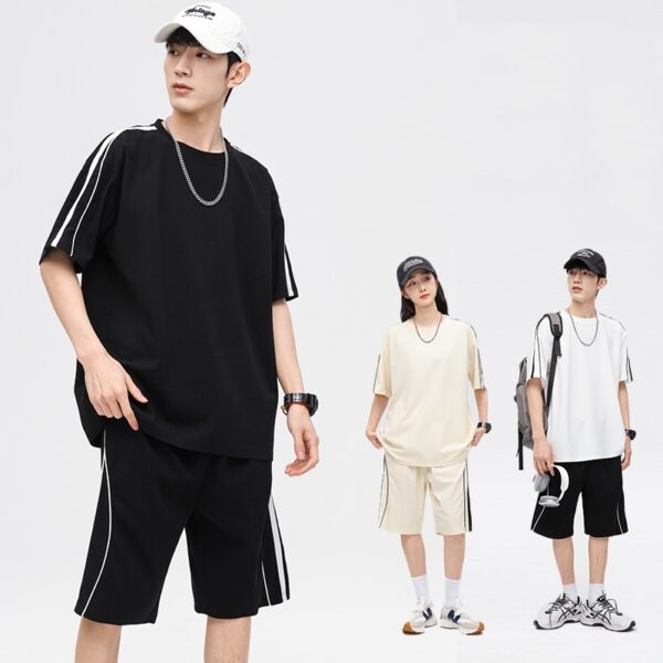 Fashion Sportswear Breathable Outdoor Daily Loose Two-piece Suit - Image 4
