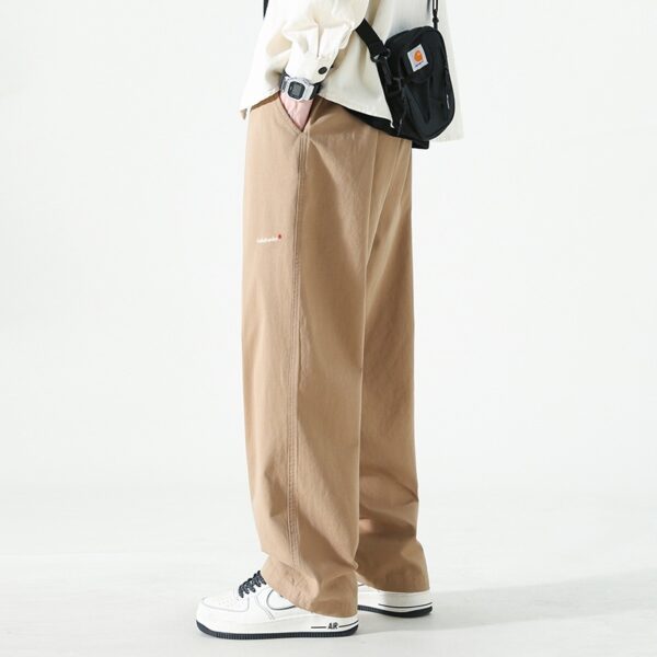 Men's Loose Cargo Pants Straight Casual Trousers - Image 4
