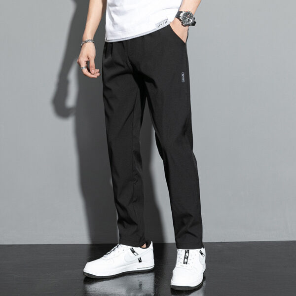 Summer Casual Men's Loose Thin Ice Silk Quick-dry Pants Transparent Pants - Image 2