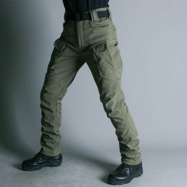 IX7 Shell Tactical Pants Men's Business Shirt Fleece Trousers - Image 7