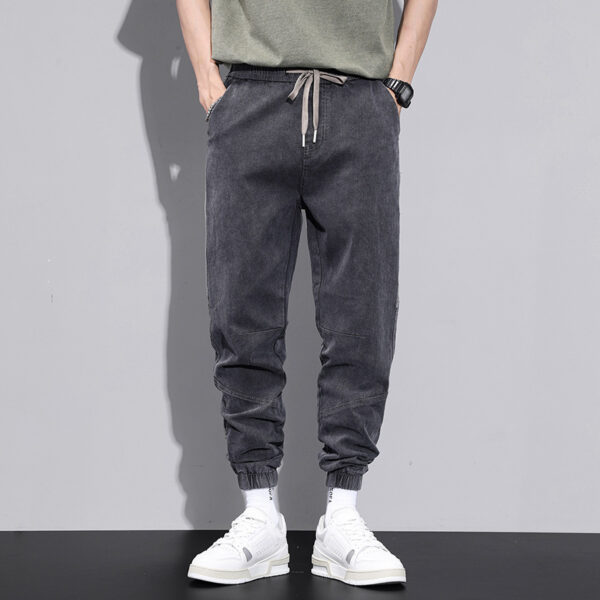 Men's Spring Fashion Brand Loose Tappered Jeans Fashion Stretch - Image 6