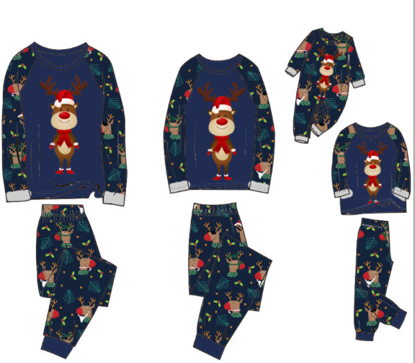 Family Pajamas Suit Baby Christmas Parent-child Pajamas - Image 4