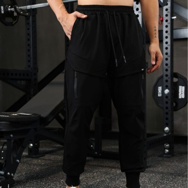 Men's Sports Breathable Outdoor Leisure Running Fitness Pants - Image 3