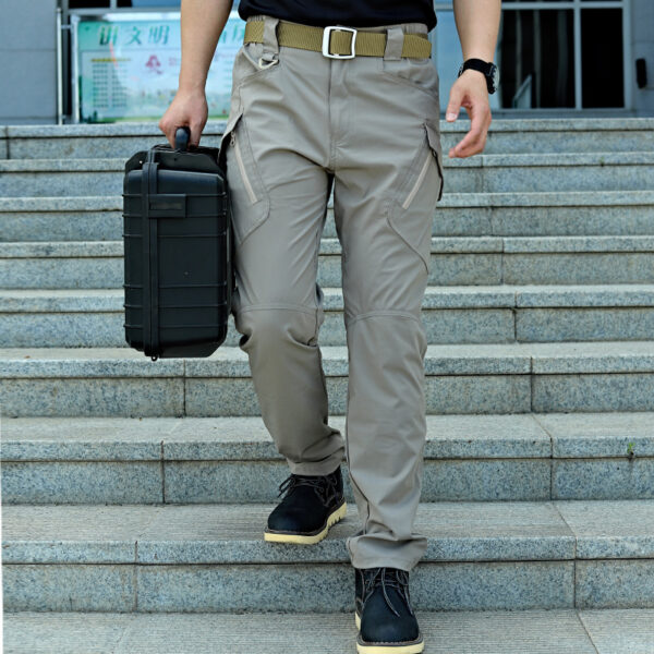 Thin Stretch Comfortable Trousers Outdoor Tactics More Than Breathable Quick-drying Pants Pockets - Image 2
