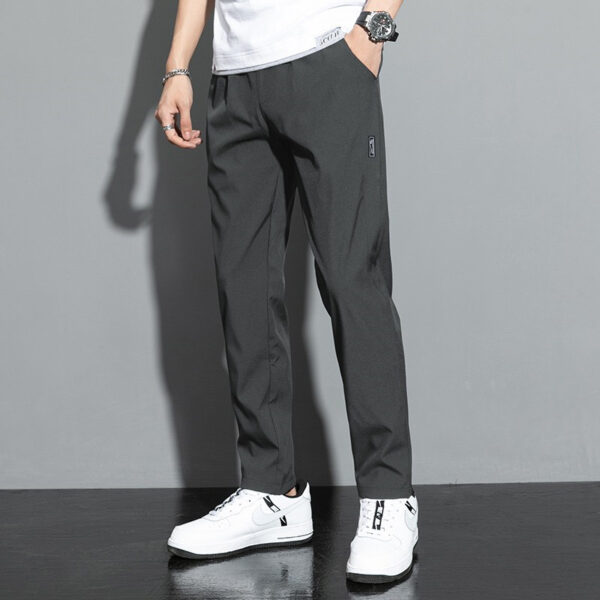 Summer Casual Men's Loose Thin Ice Silk Quick-dry Pants Transparent Pants - Image 4