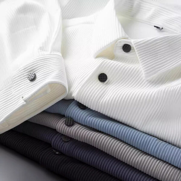 Thin Non-ironing Anti-wrinkle Business Casual White Shirt - Image 8
