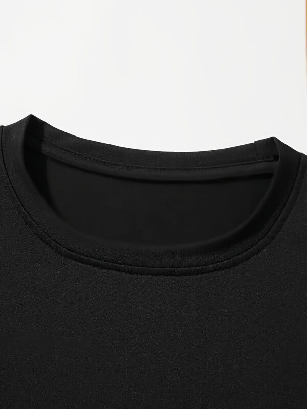 Men's Patterned Printed T-shirt, Summer Casual Short Sleeved T-shirt - Image 5