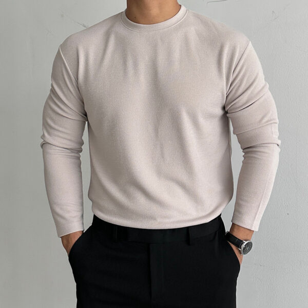 Autumn And Winter Dralon Thickened Men's Undershirt - Image 6