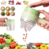 VIANJA 4 in 1 Portable Electric Vegetable Cutter Set