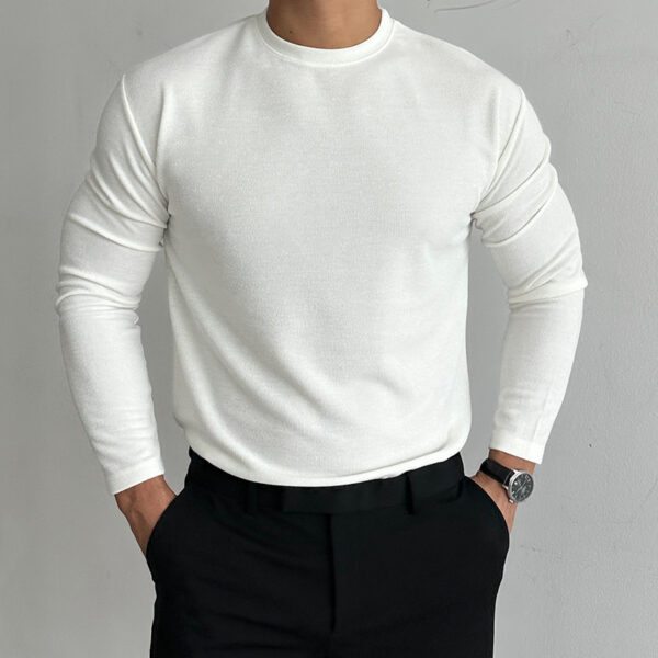 Autumn And Winter Dralon Thickened Men's Undershirt - Image 3