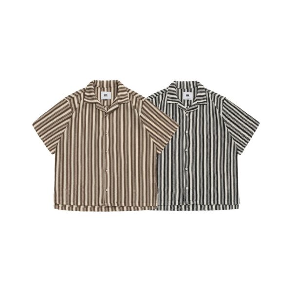Shirt Men's Loose Short Sleeve Jacket - Image 6