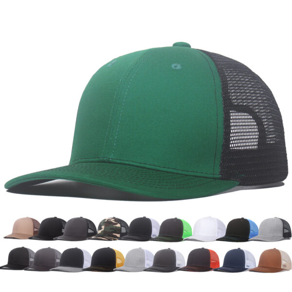Baseball Slightly Curved Wide Brim Breathable Peaked Cap - Image 7