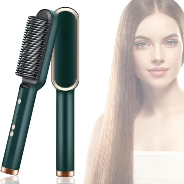 2 in 1 Hair Straightener Styling Comb